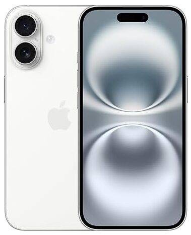 iPhone 16 128 GB: 5G Mobile Phone with Camera Control, A18 Chip and a Big Boost in Battery Life. Works with AirPods; White