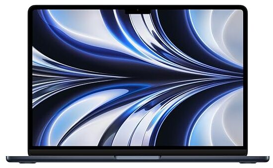 2022 Apple MacBook Air Laptop with M2 chip: 13.6-inch Liquid Retina Display, 16GB RAM, 256GB SSD Storage, Backlit Keyboard, 1080p FaceTime HD Camera. Works with iPhone and iPad; Midnight