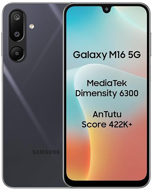 Samsung Galaxy M16 5G (Thunder Black, 8GB RAM, 128 GB Storage)