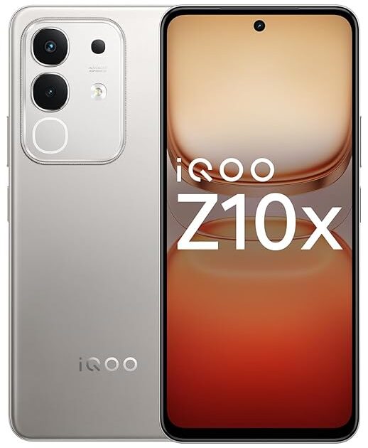 iQOO Z10x 5G (Titanium, 6GB RAM, 128GB Storage) 