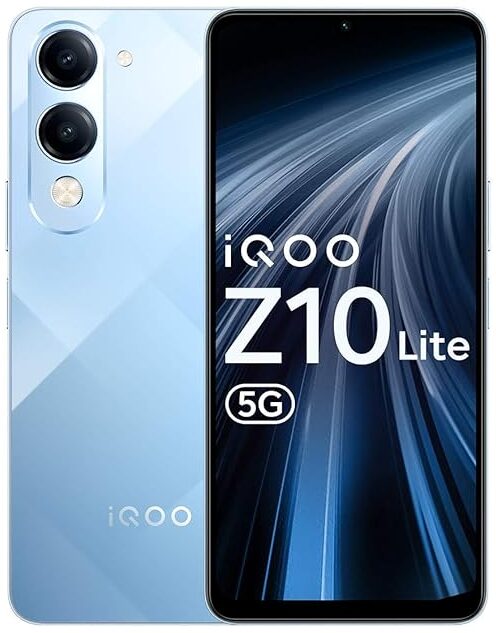 iQOO Z10 Lite 5G (Titanium Blue, 6GB RAM, 128GB Storage)