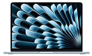 Apple 2025 MacBook Air (13-inch, Apple M4 chip with 10-core CPU and 8-core GPU, 16GB Unified Memory, 256GB) – Sky Blue