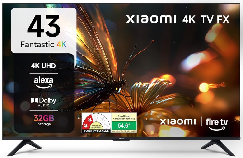 Xiaomi 108 cm (43 inch) FX Ultra HD 4K Smart LED Fire TV L43MB-FIN