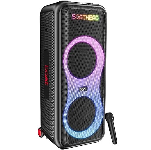 boAt New Launch PartyPal 600 Party Speaker (Premium Black)
