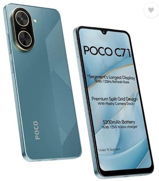 POCO C71, Cool Blue (6GB, 128GB)