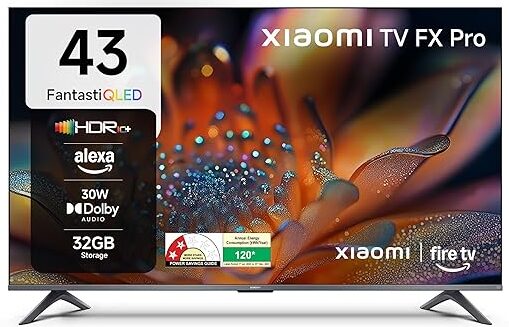 Xiaomi 108 cm (43 inch) FX Pro QLED Ultra HD 4K Smart Fire TV L43MB-FPIN