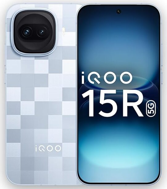 iQOO 15R (Triumph Silver, 8GB RAM, 256GB Storage)