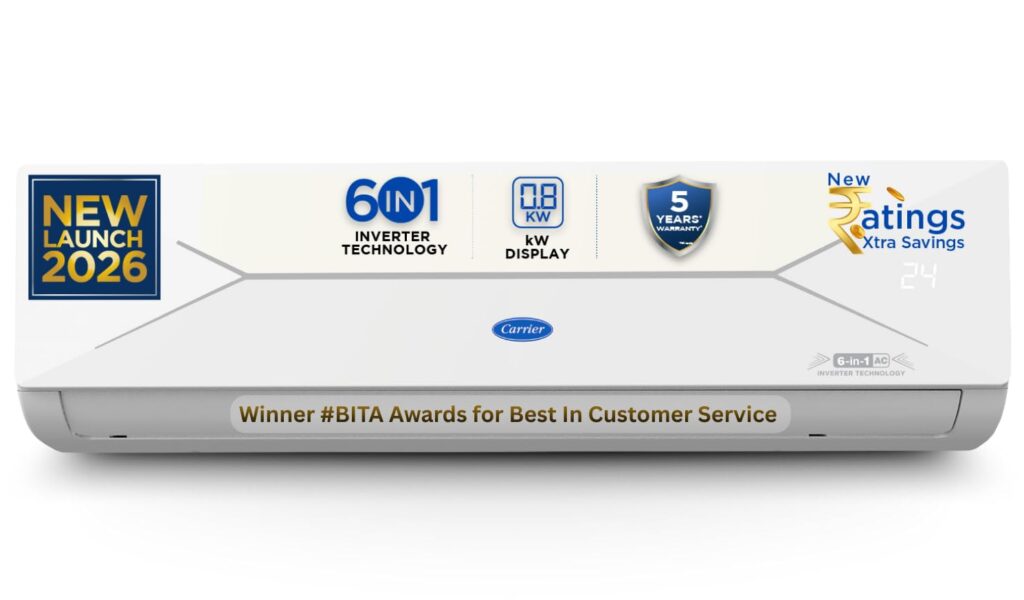 Carrier 1.5 Ton 3 Star Flexicool Inverter Split AC