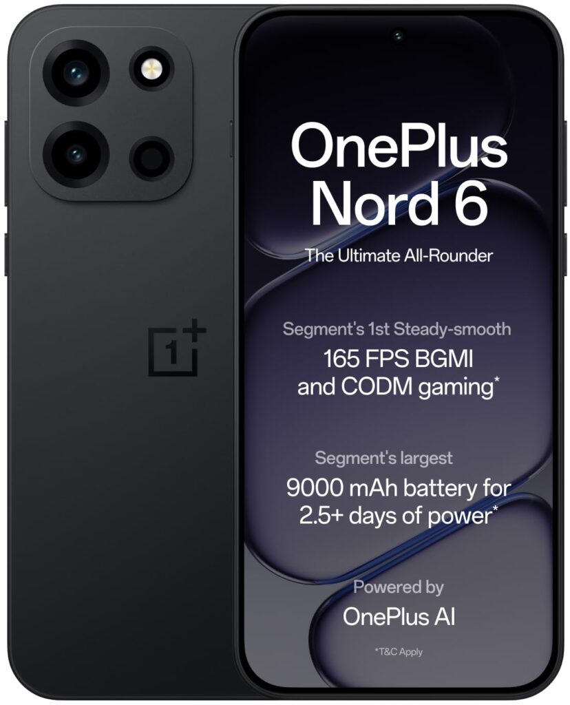 OnePlus Nord 6 | 8GB+256GB | Pitch Black