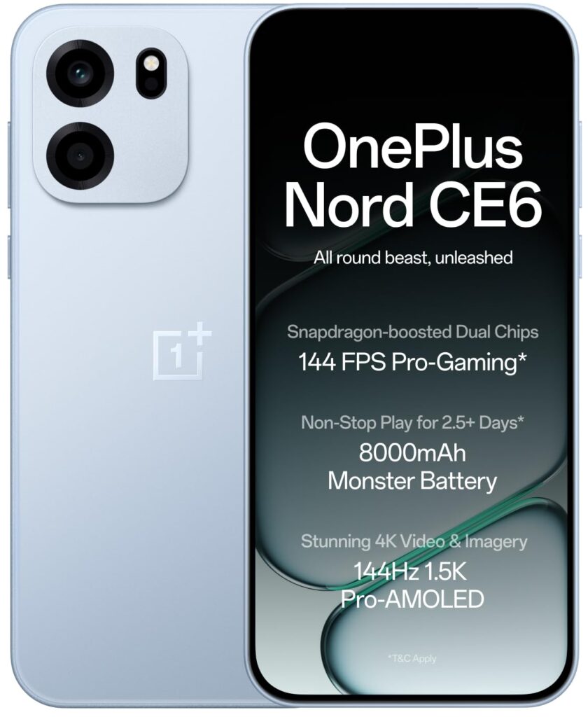 OnePlus Nord CE6 | 8GB+128GB | Fresh Blue 