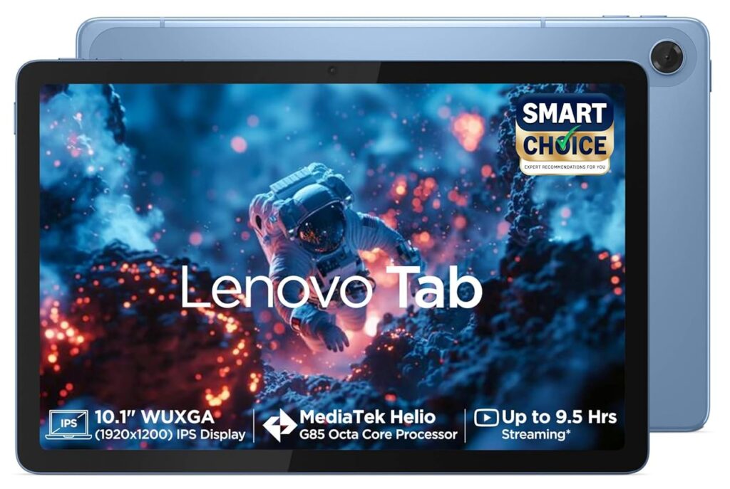Lenovo Tab| Wi-Fi Only| 4GB RAM + 128GB ROM| Color: Polar Blue