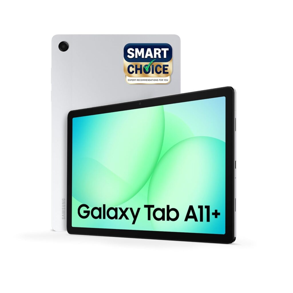 Samsung Galaxy Tab A11+ , 6 GB RAM, 128 GB Storage, Wi-Fi Tablet, Silver